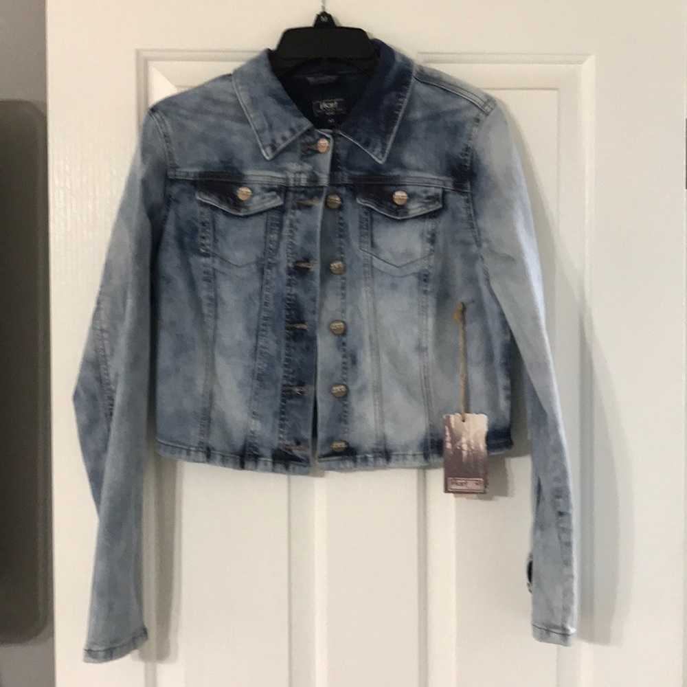 NWT Hart denim button up jean jacket size medium